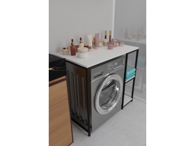 Помощен шкаф за пералня FD-LMO (бяло)